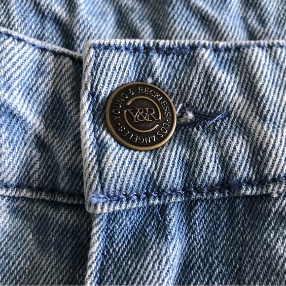 Young & Reckless // NWOT Men’s Destroyed Paint-splatter Regular Fit Jeans - Picture 4 of 7